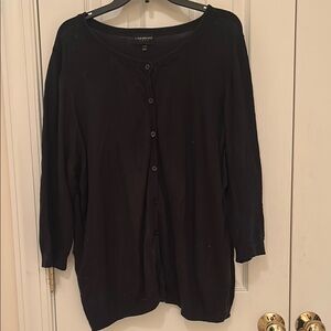 Lane Bryant Black Cardigan Sweater